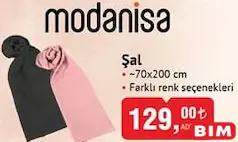 MODANİSA ŞAL 70X200 CM MODANİSA ŞAL 70X200 CM